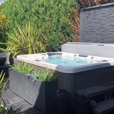 Bahçe 5 Koltuk Lüks Otomatik Masaj Spa Küvet Açık Jakuzi