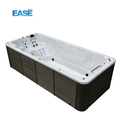 5 Metre Yeni Tasarım Akrilik Sonsuz Yüzme Havuzu Açık Yüzme Spa Jakuzi