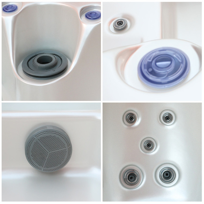 Amerikan Aristech Akrilik 5 kişilik Masaj Hot Tub Balboa Kontrolü ve Canlı Sualtı Işıkları ile