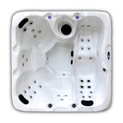 E-160S Dubai Hidro Masaj Spa Tubları Jacuzzi Beyaz Mermer Sıcak Tub