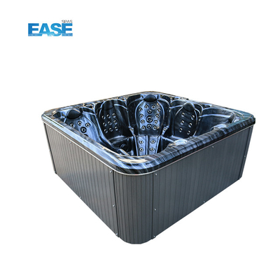 Açık hava beyaz masaj spa sıcak küvet 124Pcs Toplam Jet 1 sırt koltuğu