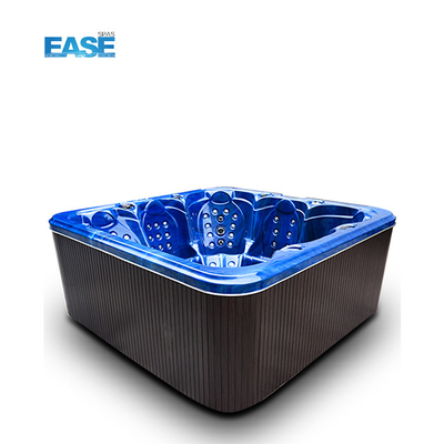 Açık hava beyaz masaj spa sıcak küvet 124Pcs Toplam Jet 1 sırt koltuğu