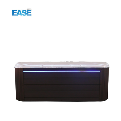 Beyaz Mermer 1300L Açık Hava Spası Sıcak Tub Akrilik Spas Banyo Küvetleri Balboa Whirlpool Sistem