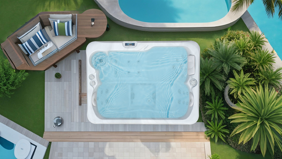 Açık hava Spa Rahatlama Havuzu Bahçe Eğlence Masaj Sıcak Tub