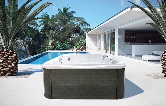 4 kişilik Dış Su Banyo Whirlpool Bahçe Taşınabilir Masaj Banyo Tasarımı