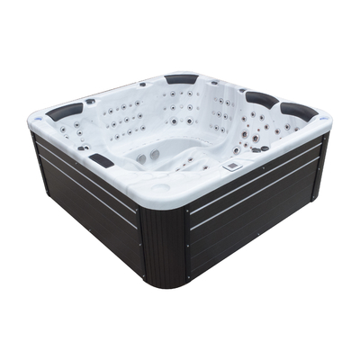 Açık Hava Hidroterapi Spa Havuz Hava Jetleri Masaj Led Işıklı Whirlpool Sıcak Tublar