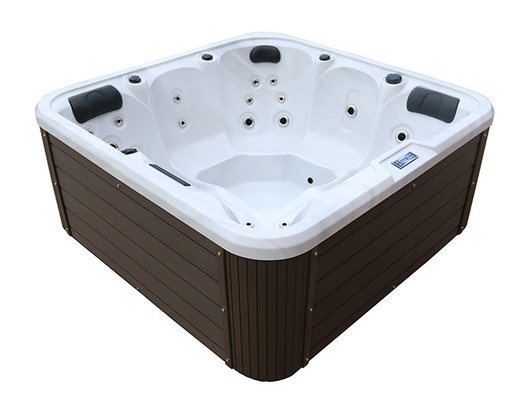 Avrupa Ailesi 5 kişi Dışarıda Şelale Masajı Whirlpool Banyo Hot Tubs
