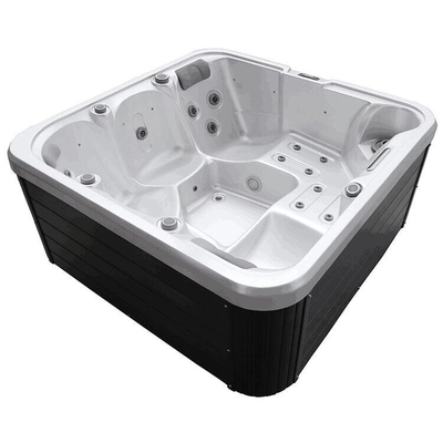 Jacuzzi Açık Hava Spas Tub Hidroterapi ile 5 kişilik Whirlpool Sıcak Tub Lüks Masaj Villa Kullanımı