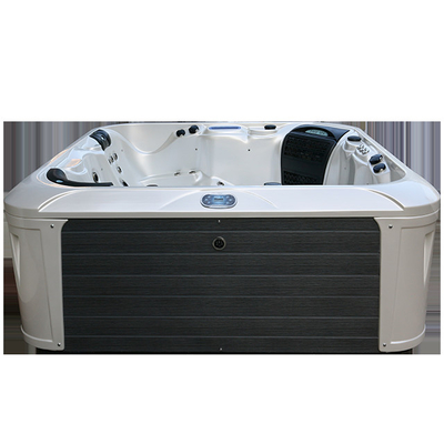 Bahçe 5 Koltuklu Lüks Masaj Spa Banyo Dış Su Banyo Acrylic Freestanding Spa Tub Villa için
