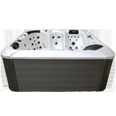 Bahçe 5 Koltuklu Lüks Masaj Spa Banyo Dış Su Banyo Acrylic Freestanding Spa Tub Villa için