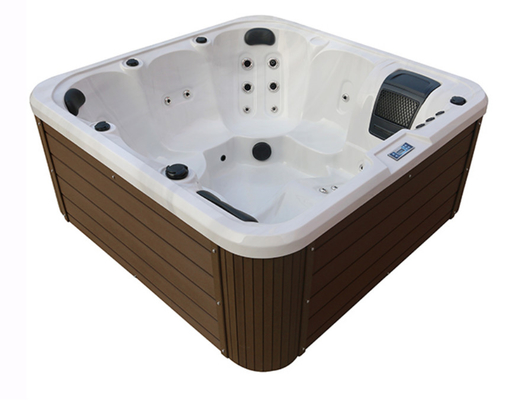 OEM Spa Fabrikası 5 kişilik Masaj Whirlpool Jacuzzi Otomatik Temizlik Sistemi ile Açık Hava Sıcak Tub