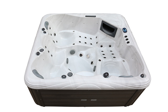 Açık Hava Spa Havuzu Hidroterapi Sauna Masaj Sıcak Tub Isıtma Sistemiyle