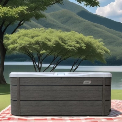 2-3 Kişi Açık Banyo Havuzu Pavilion Dinlenme Rahatlatma Masaj Müzik ve Işıklı Sıcak Havuz