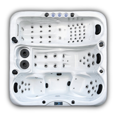 Deluxe Büyük Boyutlu Kare Akrilik Banyo Küveti Jacuzzi için Whirlpool