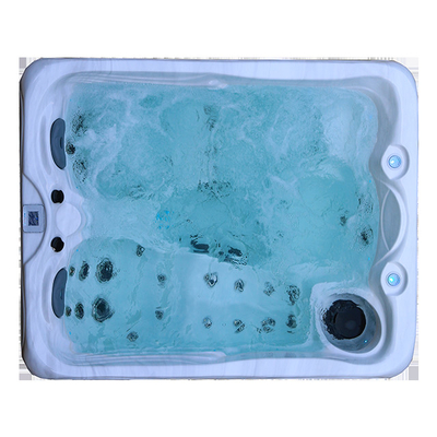 Küçük Boy 3 Kişilik Bağlantısız Jakuzi Açık Jakuzi LED'li Spa Küveti
