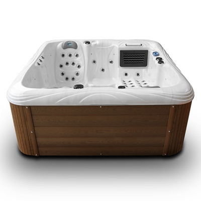 Açık havada jakuzi 4 kişilik akrilik masaj spa banyo rahatlatıcı hidroterapi için