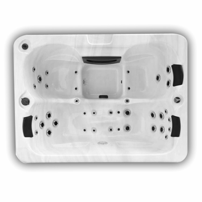 Whirlpool Açık Spa Küvetleri Jakuzi Jakuzi için Arka Bahçe Havuzu 3 Kişilik