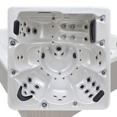 Sualtı Led Işık ile 6 Kişi Leisure Spa Jakuzi Açık Spa