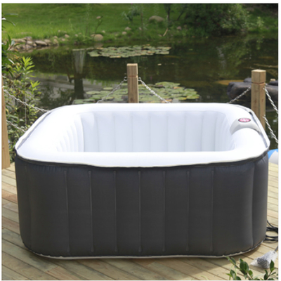 Modern 4 Kişilik Bahçe Jakuzi Açık Yuvarlak Şişme Spa Küveti