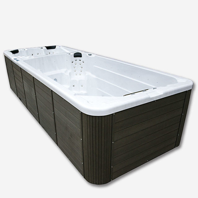 Yüzmek Spa İyi Yüzmek Havuz Konteyner Sonsuz Havuz Akrilik Fiberglas Yüzmek Spa Havuzu Açık Yüzme Havuzu