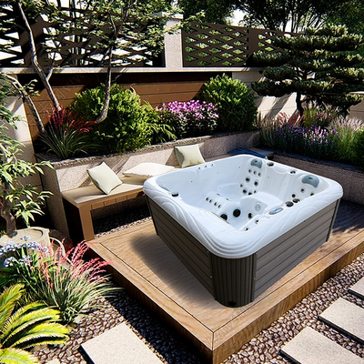 Kablosuz Bluetooth ile 4 Koltuk Açık Spa Küvetleri Spa Küvet