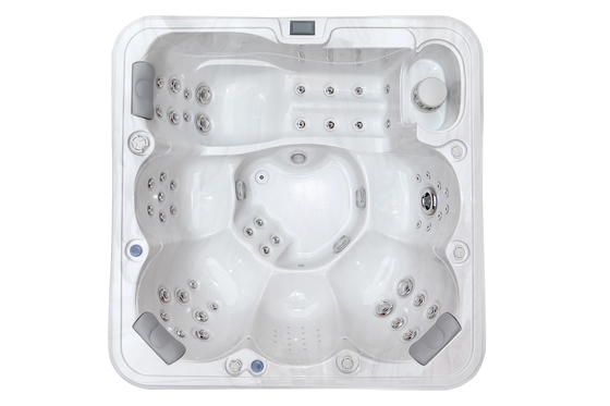 Jacuzzi Açık Su Banyo Spa Akrilik Masaj Banyo Kendini Temizleyen 6 kişilik Spa Havuzları