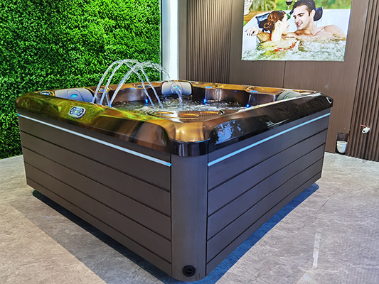 5 kişilik lüks dayanıklı sıcak küvet açık yaşam Hidro Masaj Spa Küveti Güçlü Jetlerle