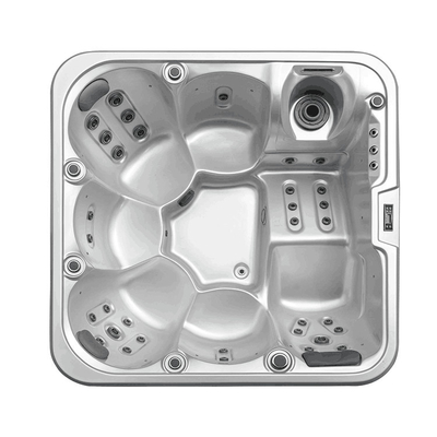 Açık Açık Akrilik Sıcak Havuz Spa Özel Jacuzzi Açık Açık Havuz Spa 6 kişilik Masaj Spa LED Işıklı Sıcak Havuz