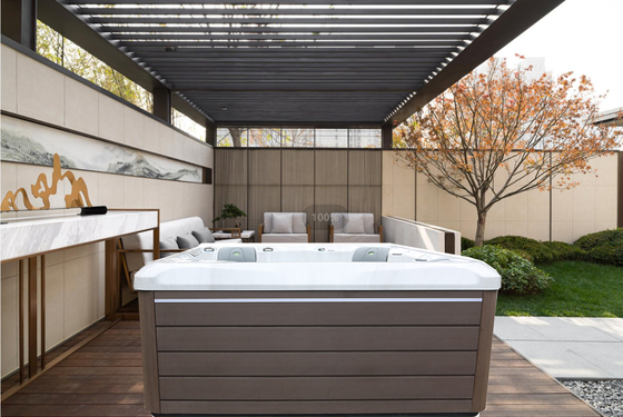 Lüks Whirlpool Masaj Banyo Açık Hava Hidro Spa Hot Tub