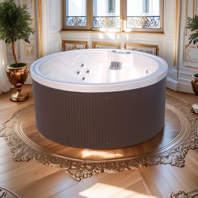 Taşınabilir Akrilik SPA Banyo Whirlpool Masaj Hidroterji Isıtma Sistemiyle Sıcak Havuz