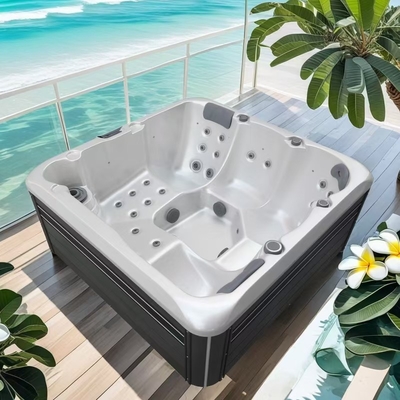 WiFi ile 5 kişilik sıcak küvet Modern Tasarım Dış Bahçe Akrilik Masaj Spa Küveti CE/ETL/SAA/ISO Sertifikası ile