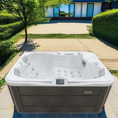 İyi Kalite Akrilik Dış Banyo Küveti Hidro Masaj Spa Havuzu Sauna Sıcak Havuz Havuzu