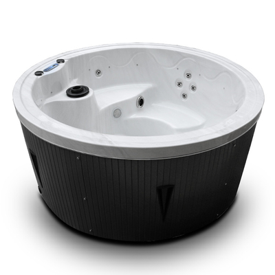 1200L 5 kişilik sıcak küvet Aristech Akrilik Yuvarlak Şekil Whirlpool Jacuzzi Spa Tub